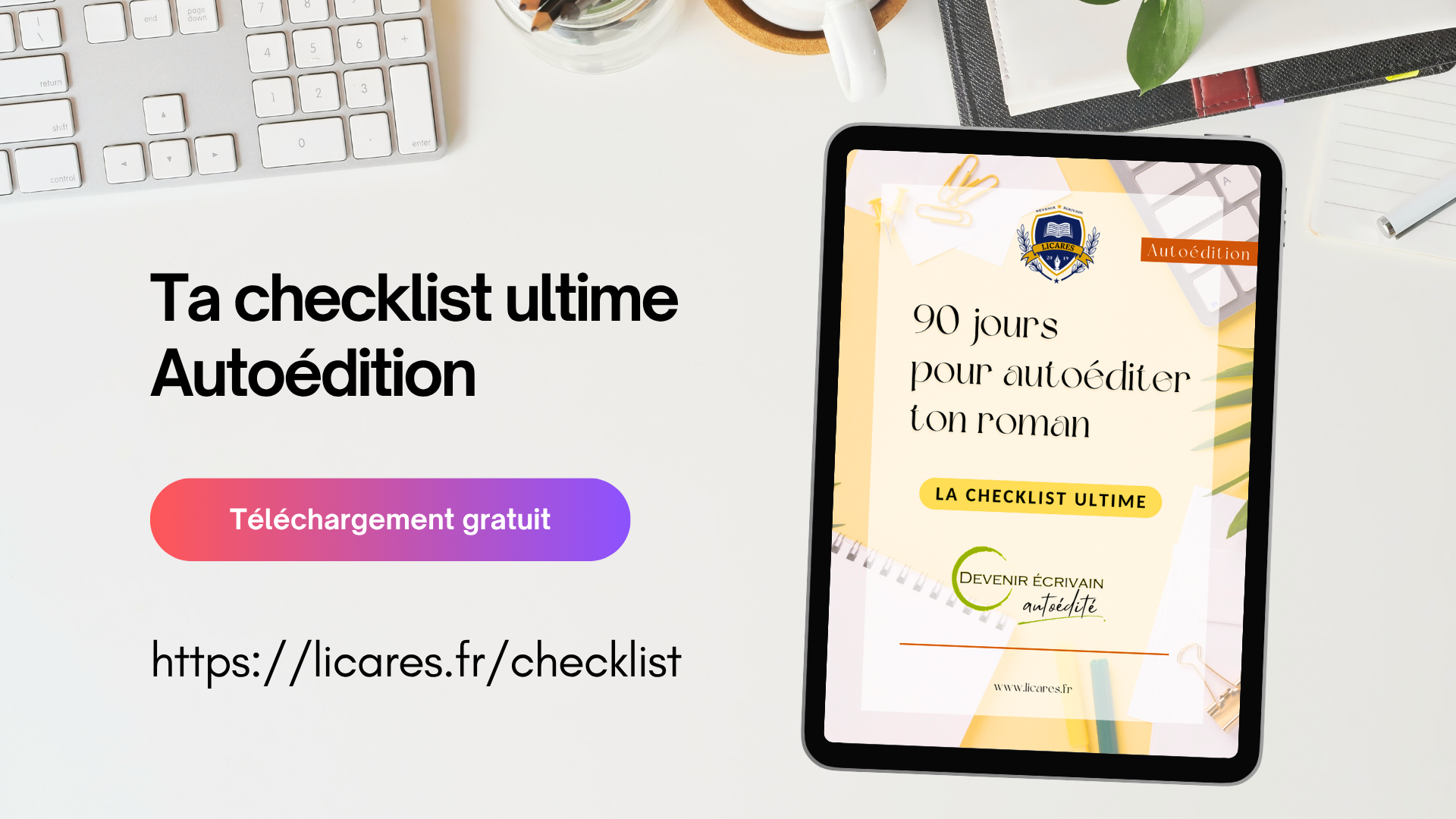 La checklist ultime : 90 jours pour autoéditer - L'Institut des ...